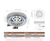 Camping Gas Stove 4.2KW Backpacking Silver Camp Cooking - Tophatter Daily Deals