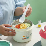 Miffy Round Double Stainless Steel Insulated Lunch Box 900ml Animals - Tophatter Daily Deals