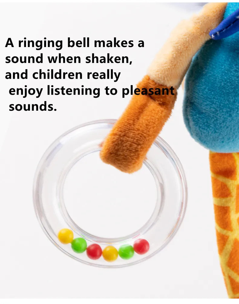 Giraffe Spiral Crib Toy Newborn Sensory Toys Rattle - Tophatter Daily Deals