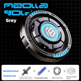 EDC Fidget Spinner Metal Luminous Push Card Coin Stress Toy Gray B - Tophatter Daily Deals