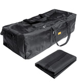 150L Folding Camping Storage Bag Waterproof Black Duffel Bags - Tophatter Daily Deals