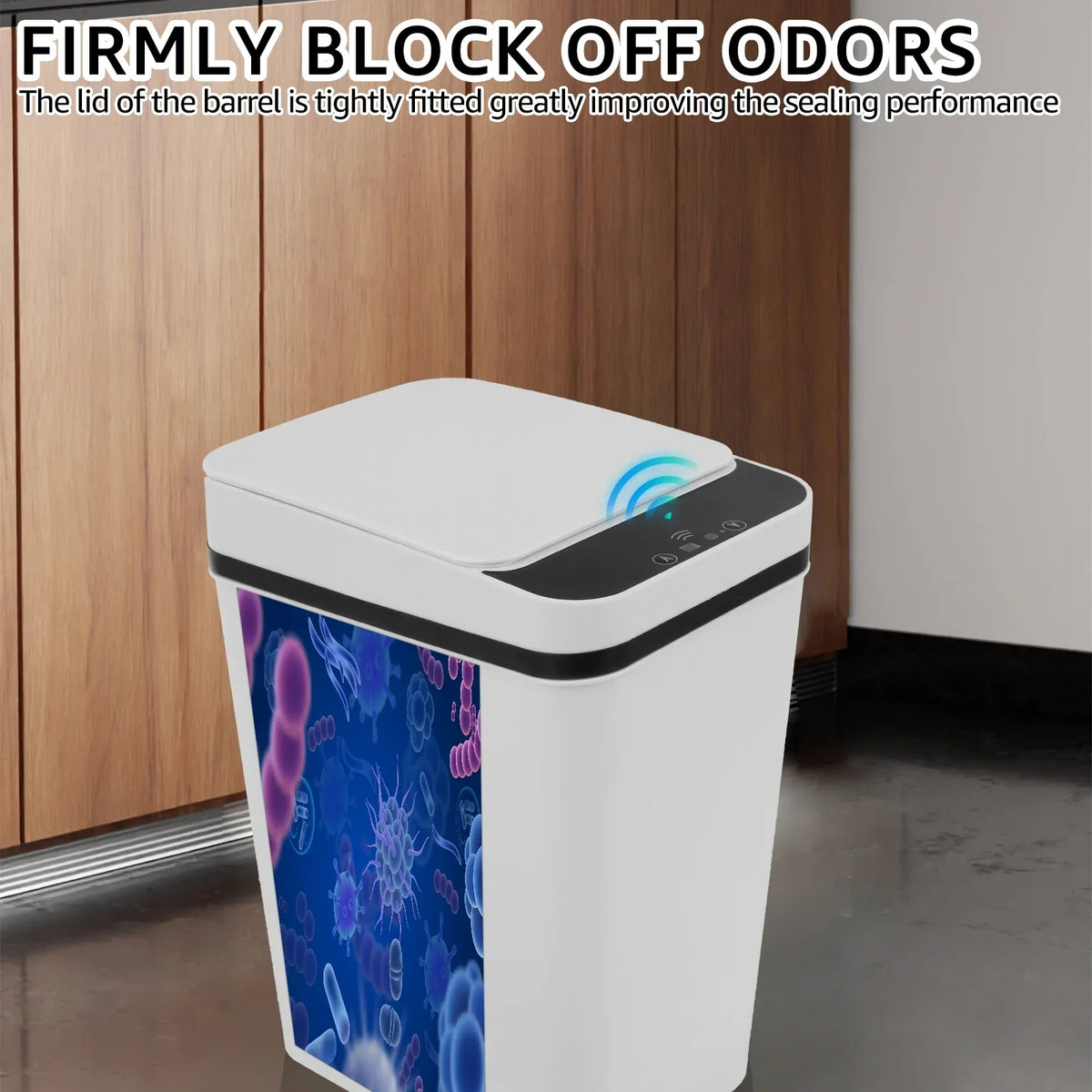 Touchless Automatic Trash Can 12L Sensor Kitchen - Tophatter Daily Deals
