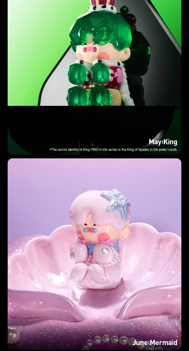 Genuine Pop Mart Pino Jelly Hard & Shiny Series Figures Blind Box Mythical - Tophatter Daily Deals