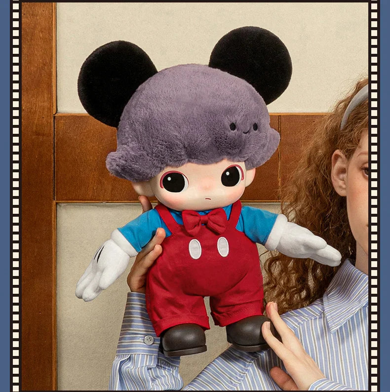 Genuine Pop Mart Dimoo World × Disney Series - Mickey Vinyl Plush Bag Animals - Tophatter Daily Deals