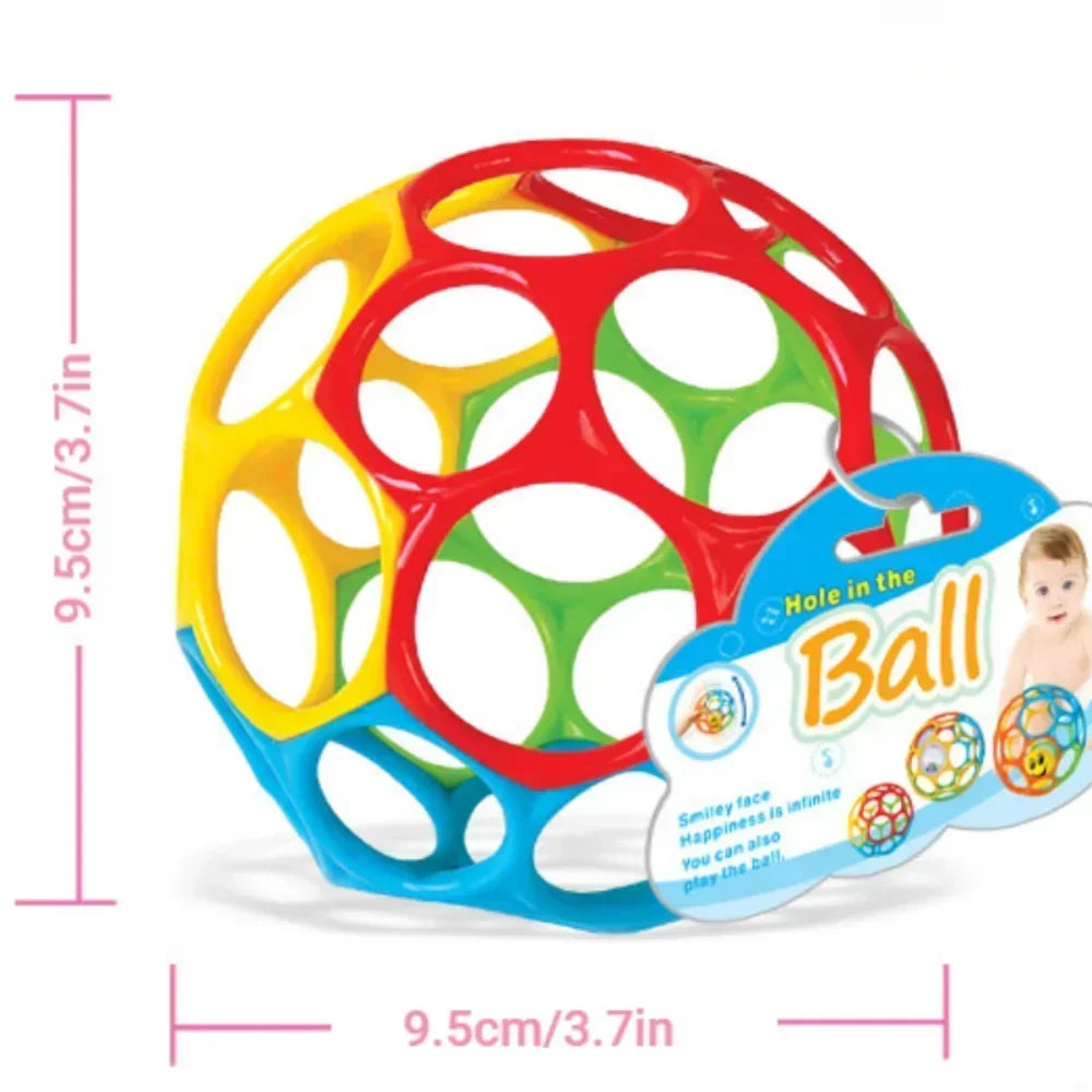 Baby Rattle Teether Ball Newborn Sensory Toys Soft Safe S - 3101 - Tophatter Daily Deals
