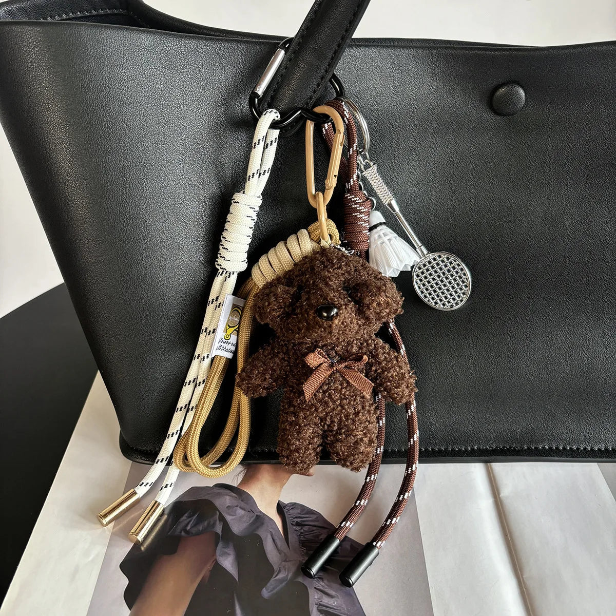 Plush Baseball Dog Key Chain Bag Charm Sport Cute Accessory - Tophatter Daily Deals