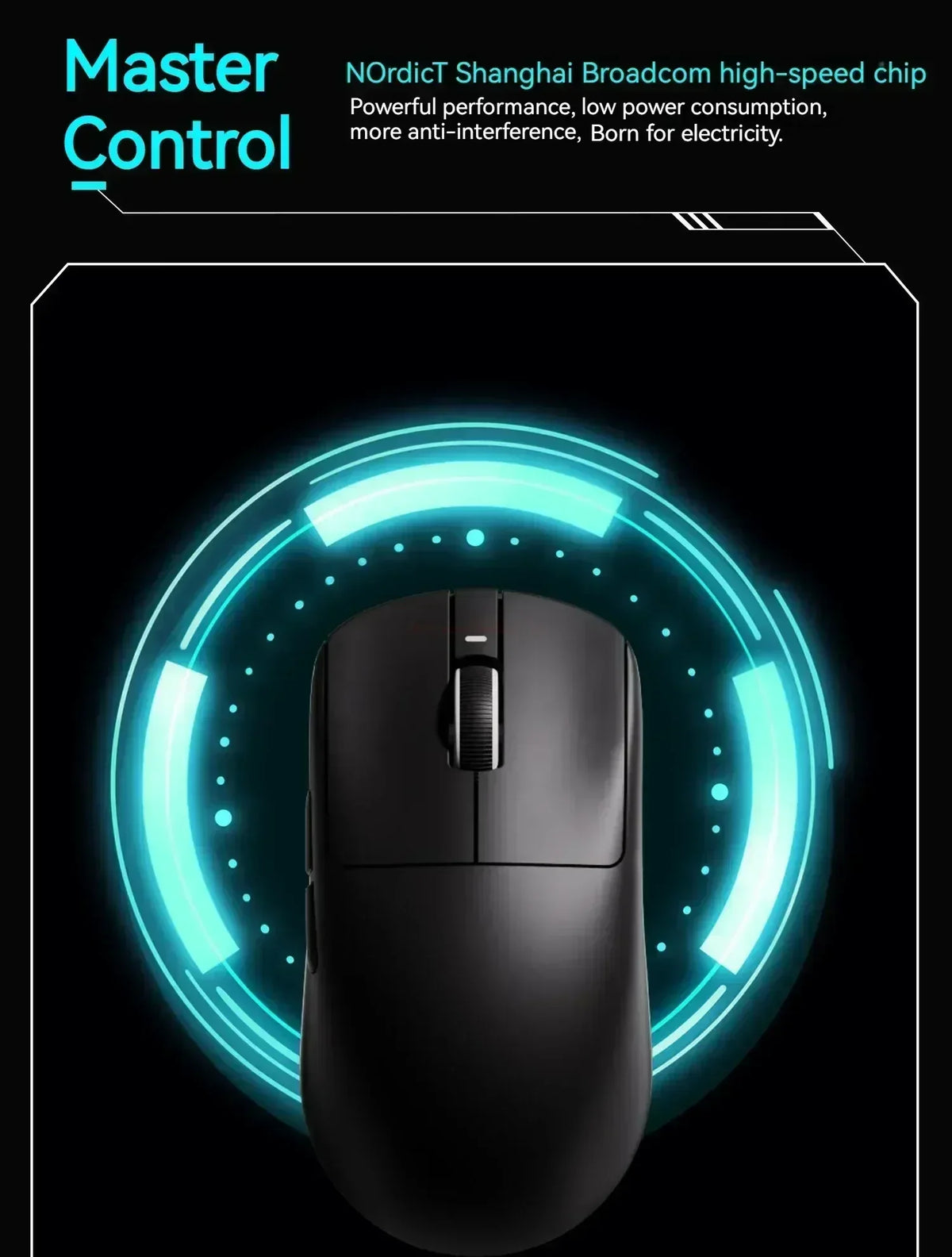 Gaming Mouse Wireless Lightweight Ambidextrous 26000 DPI - Tophatter Daily Deals