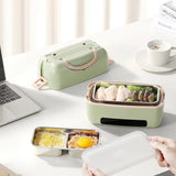 Portable Electric Lunch Box with Double-Layer Electric Lunch Boxes - Tophatter Daily Deals