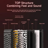 Mechanical Keyboard Sixty Mini Wireless ARGB Magnetic Hall - Tophatter Daily Deals