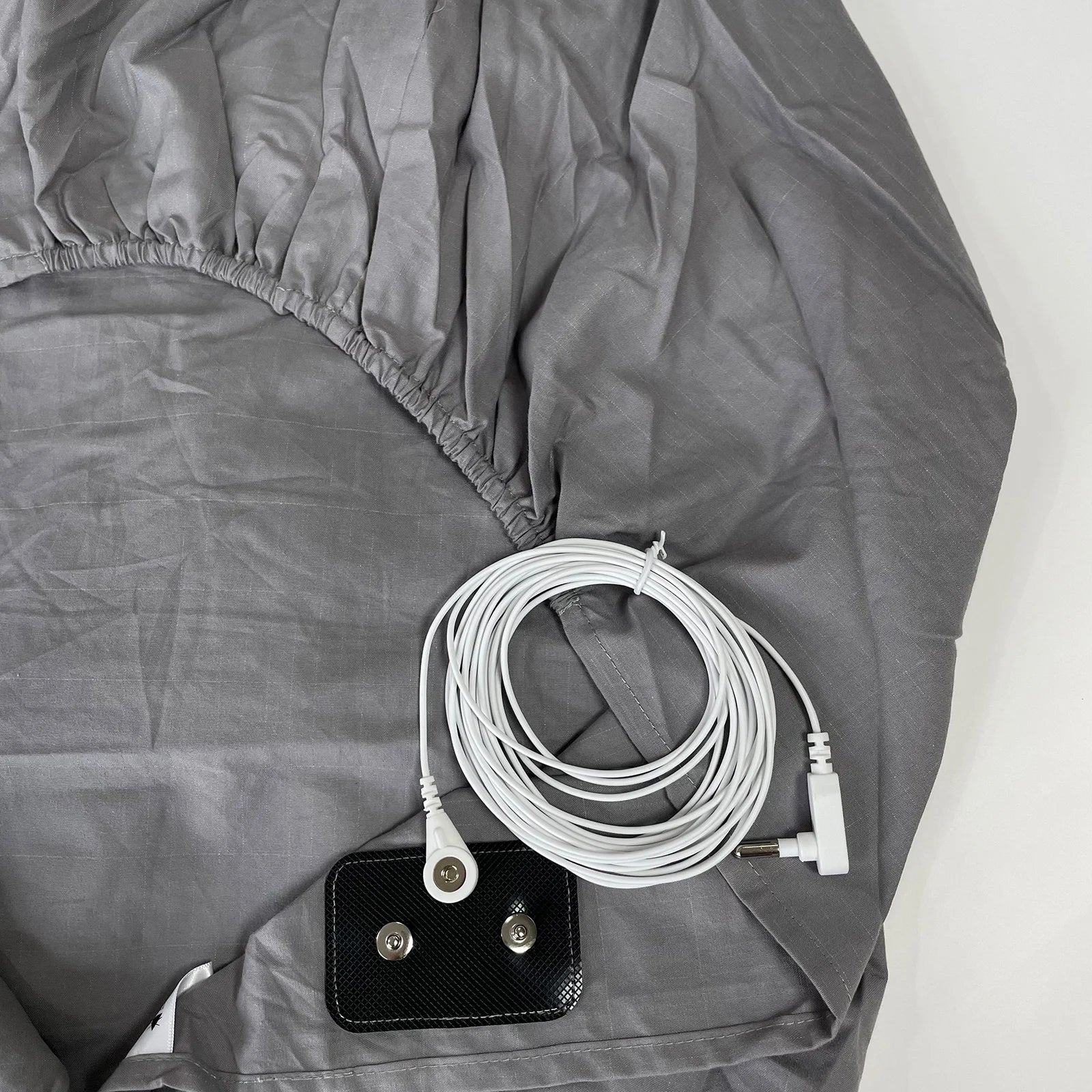 Earthing Fitted Sheet Ten Percent Silver Fiber Grounding - Tophatter Daily Deals