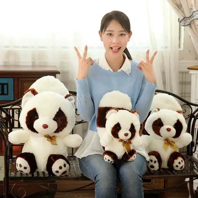 Raccoon Plush Toy Long Tail Bear Huge Animals - Tophatter Daily Deals