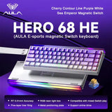 Mechanical 60 Percent Magnetic Switch Gaming Keyboard 8KHz Purple - Tophatter Daily Deals