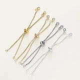 Adjustable Slider Chains For DIY Bracelet Making Accessories - Tophatter Daily Deals