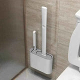 Wall Hanging Toilet Brush With Holder Bath - Tophatter Daily Deals