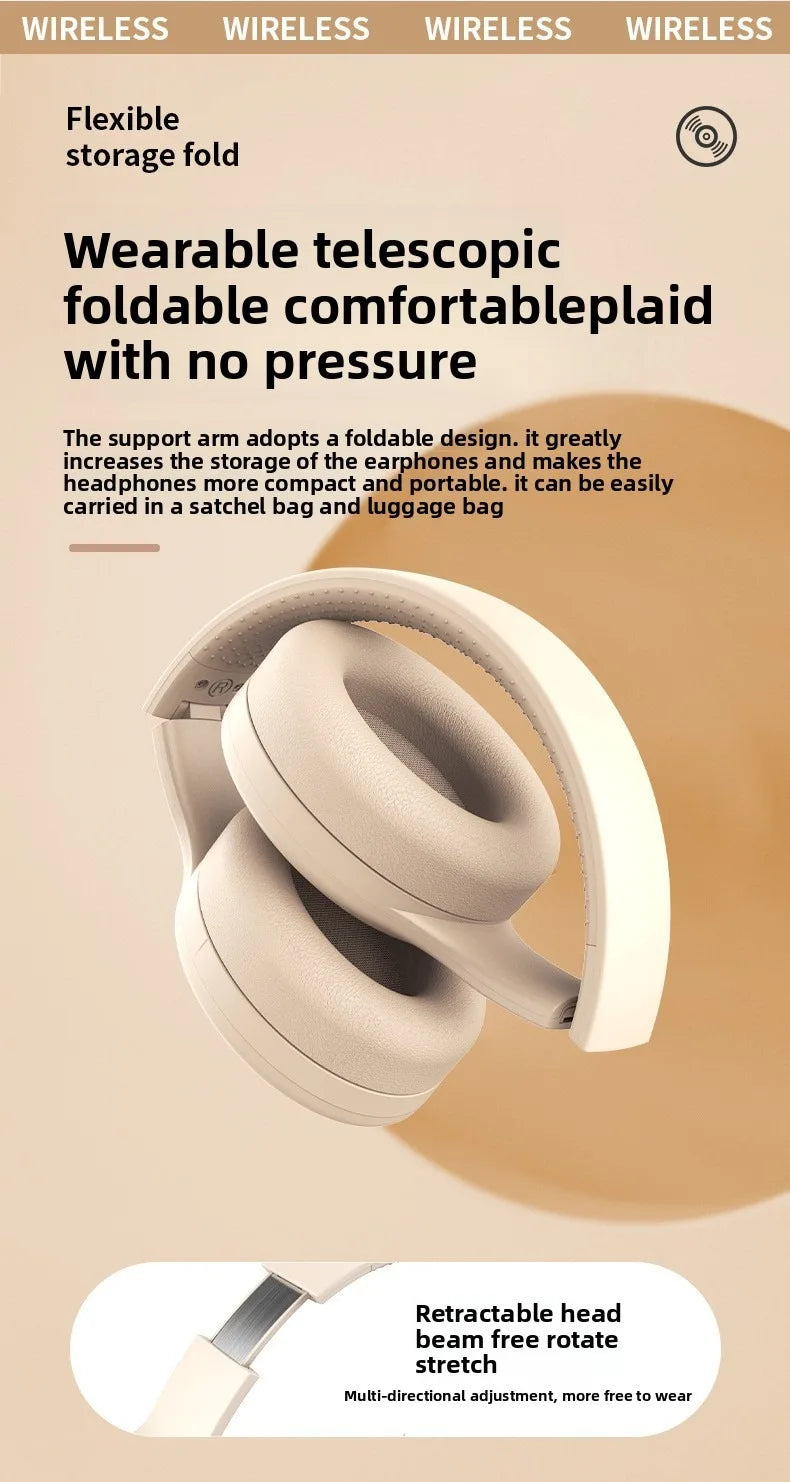 Wireless Bluetooth Headphones Over Ear Noise Cancelling - Tophatter Daily Deals