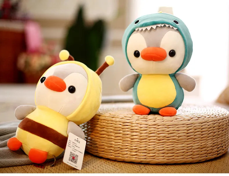 Kawaii Plush Toy Penguin Dinosaur Frog Unicorn Bee Stuffed Animal Animals - Tophatter Daily Deals