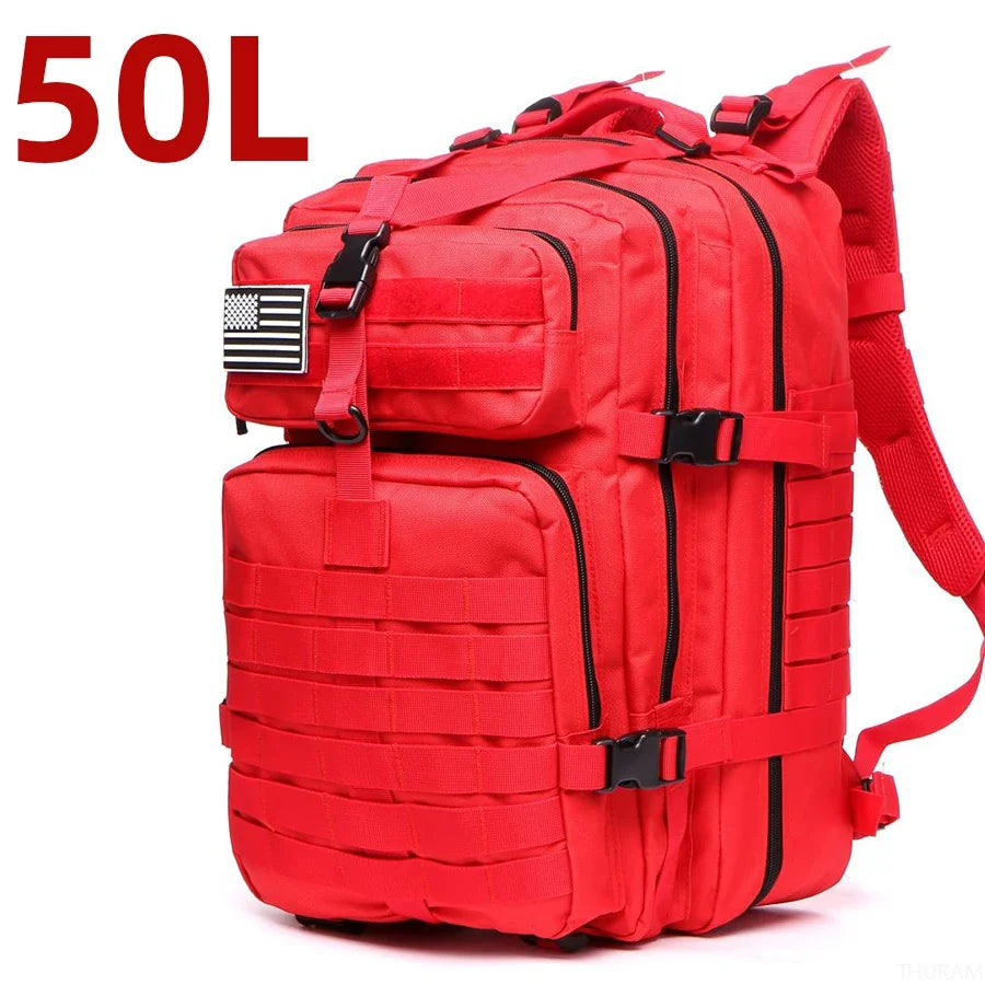 Waterproof Hiking Backpack Outdoor Bag (Red) Luggage & Bags > Backpacks > Military Backpacks - Tophatter Daily Deals