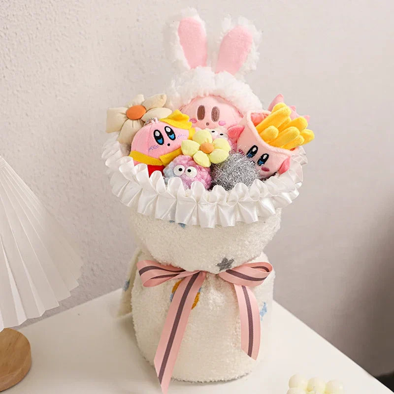 Pink Star Kirby Plush Bouquet Bunny Kirby Anime - Tophatter Daily Deals