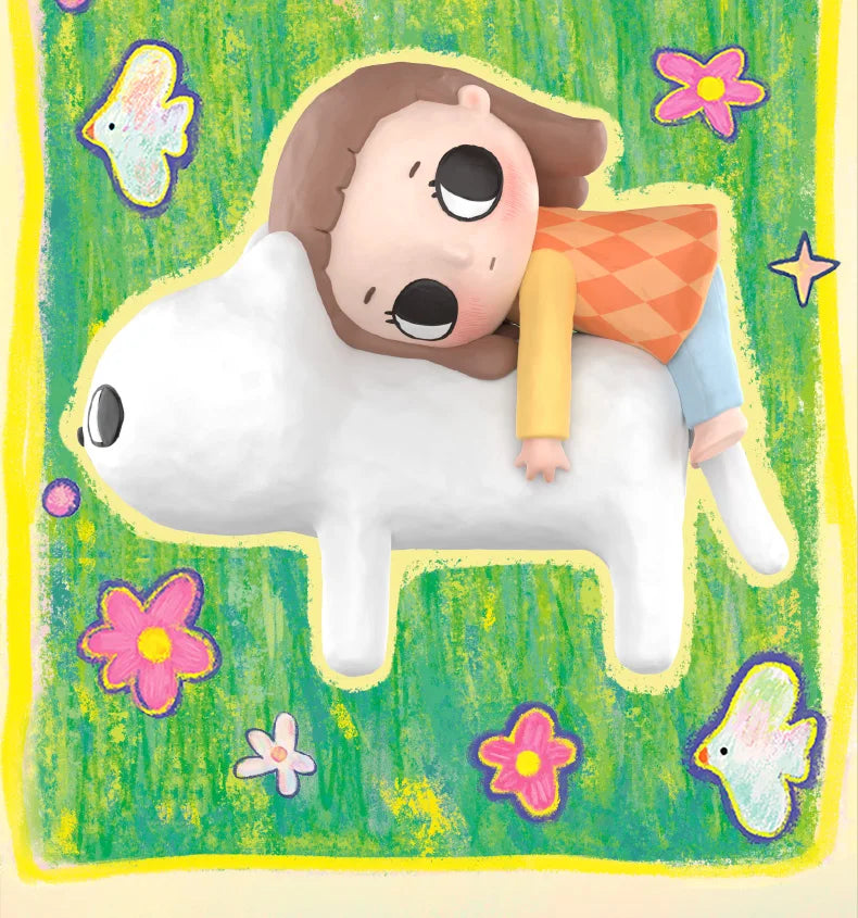 Genuine Pop Mart Nyota's Fluffy Life Series Blind Box Figure Animals - Tophatter Daily Deals