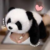 Realistic Weighted Baby Panda Plush Doll Christmas Gift - Tophatter Daily Deals
