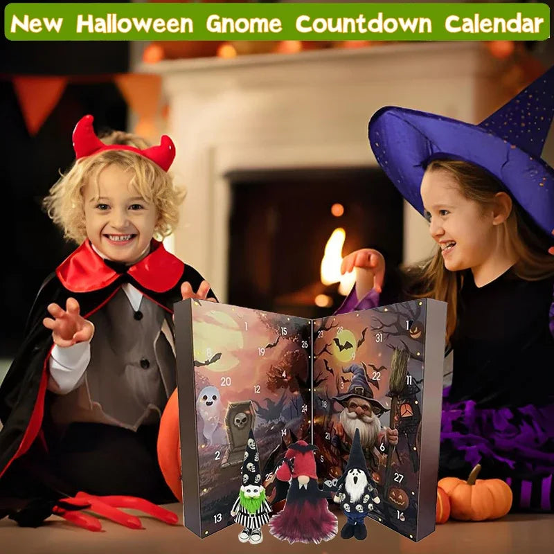 Halloween Gnome Advent Calendar Countdown With 24 Gnomes 2025 - Tophatter Daily Deals
