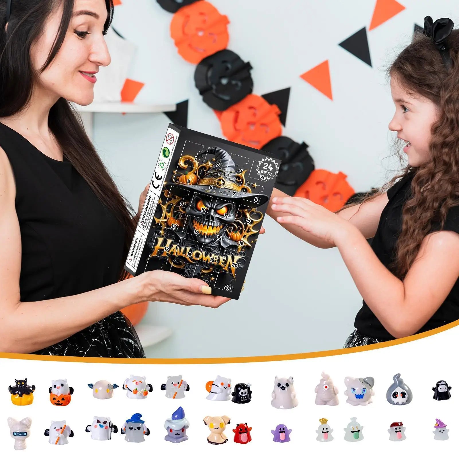 Halloween Advent Calendar 24 Days Tabletop Decor Collectible - Tophatter Daily Deals