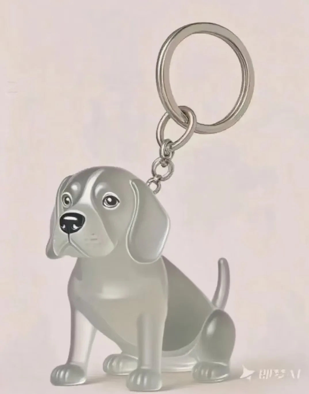 Dog Hair Keepsake Keychain Pendant Clear Resin Charm 20 - Tophatter Daily Deals