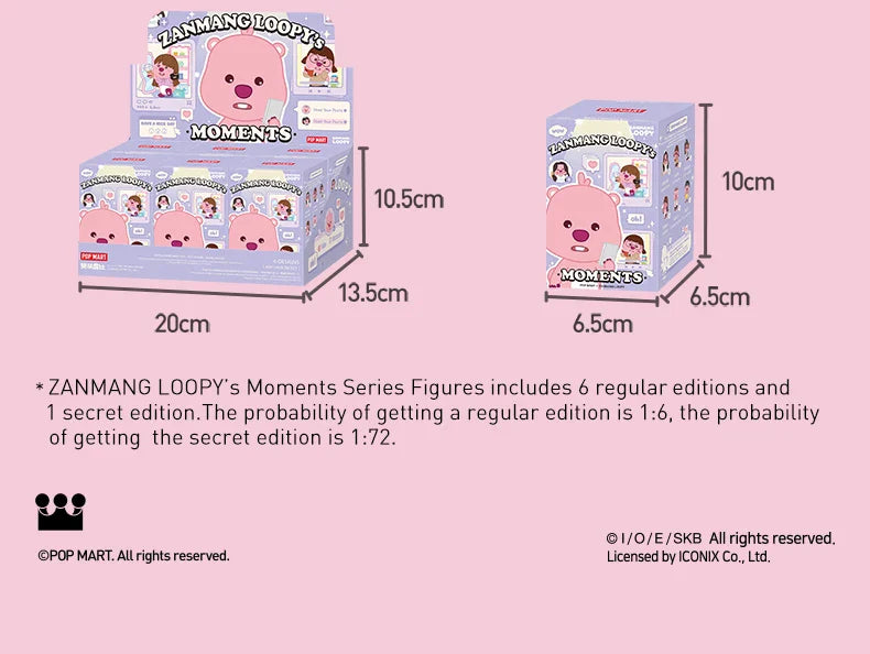 Genuine Pop Mart Zanmang Loopy's Moments Series Figures Blind Box Animals - Tophatter Daily Deals