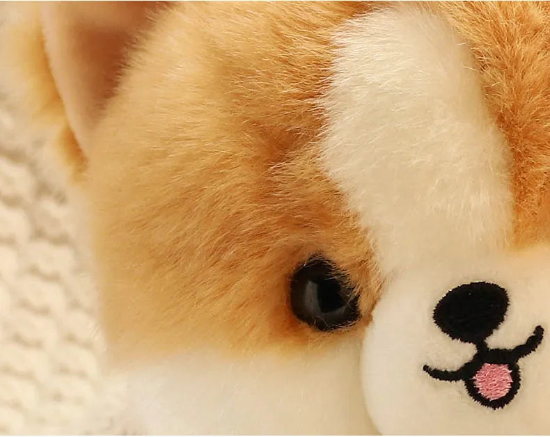 Corgi Dog Plush Toy Stuffed Animal Shiba inu ChowChow Yorkshire Bichon Husky Plush Animals - Tophatter Daily Deals