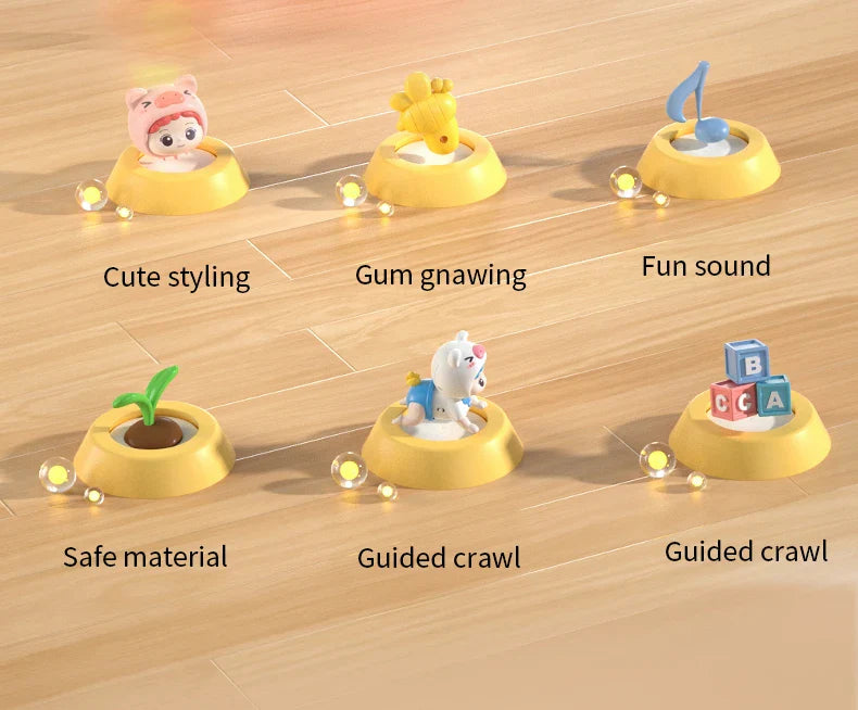 Baby Crawling Guide Toy Newborn Sensory Toys Music Aid - Tophatter Daily Deals