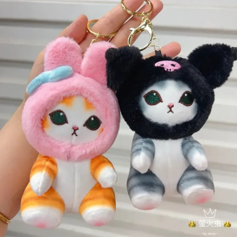 Sanrio x Mofusand Plush Keyring Set Animals - Tophatter Daily Deals