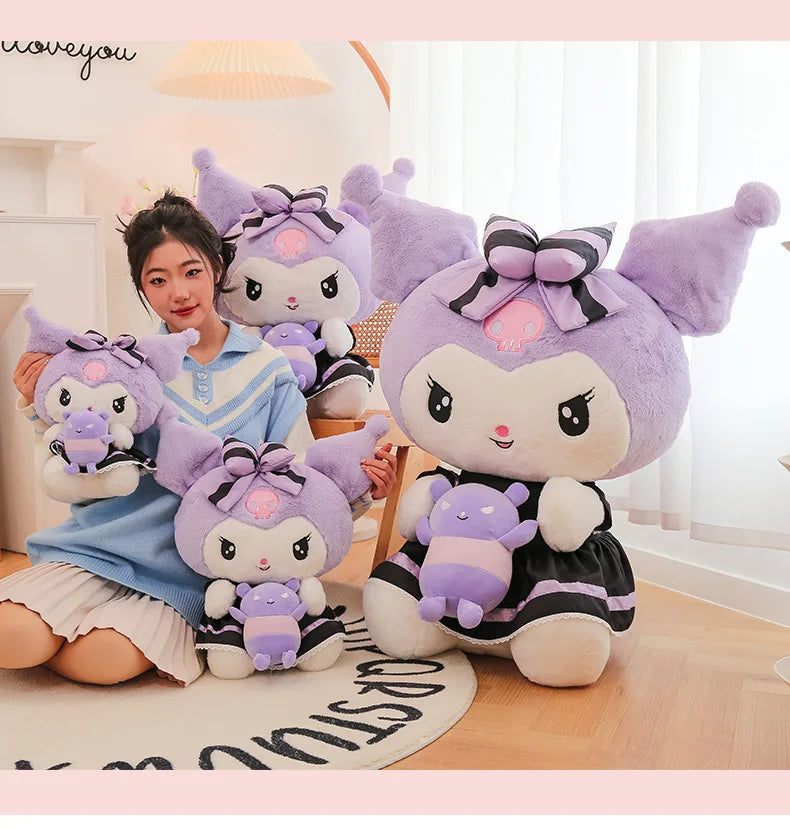Kawaii Sanrio Purple Kuromi Cute Little Devil Plush Toy Anime - Tophatter Daily Deals