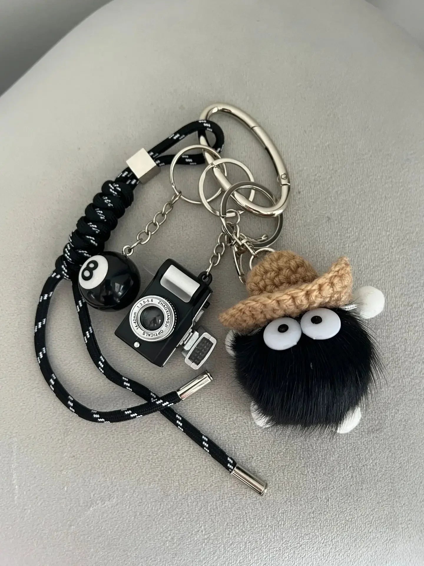 Braid Rope Bag Charm Leather Dachshund Keychain Aesthetic - Tophatter Daily Deals