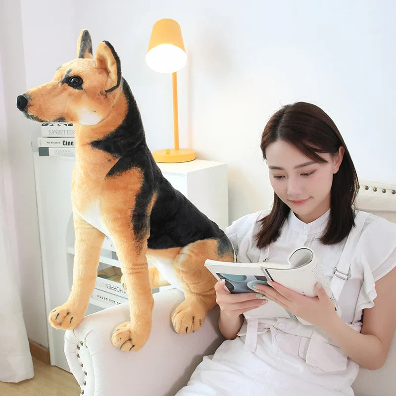 Realistic Puppy Dog Plush Animals - Tophatter Daily Deals