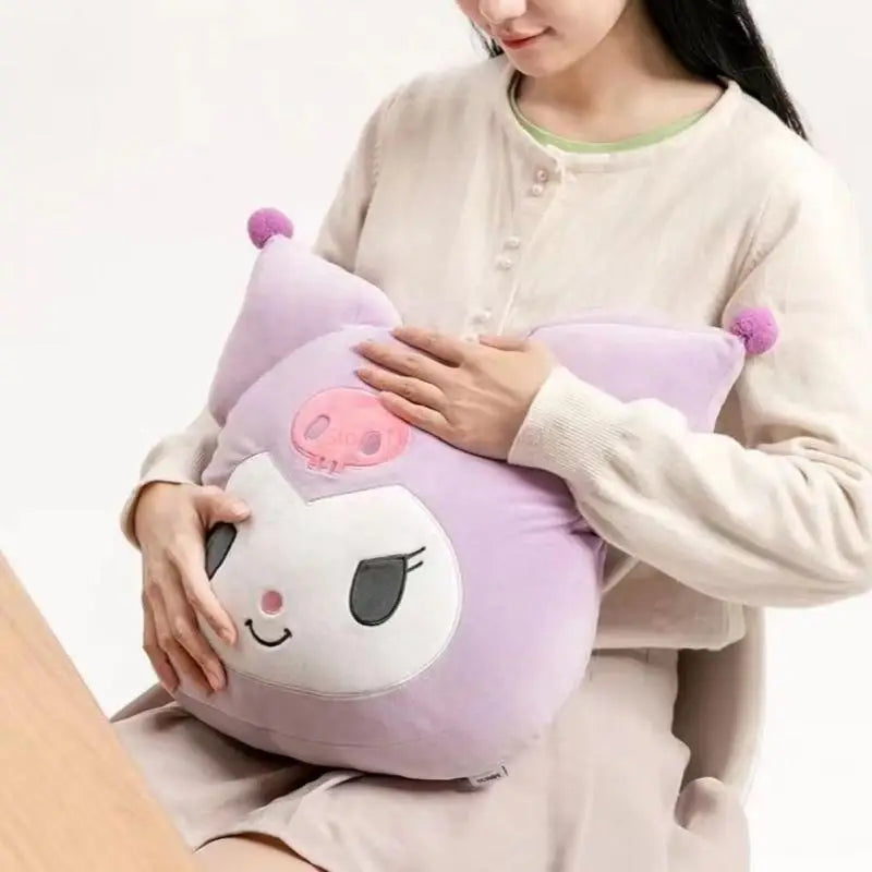 Sanrio Kuromi Plush Pillow Cinnamoroll Cartoon Soft Sofa Waist Pillow Cute Car Throw Pillow Anime Gaming Cushion Birthday Gift - Tophatter Daily Deals