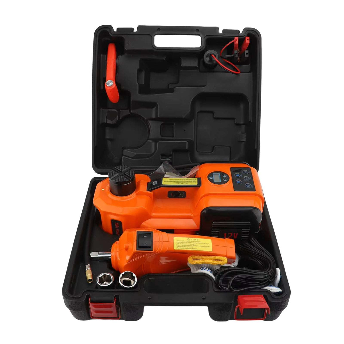 Protable 12V Electric Hydraulic Jack Hydraulic Car Jacks - Tophatter Daily Deals