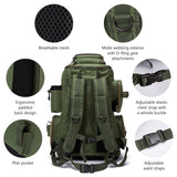 NNEOBATackle Backpack with Rain Cover Rod Holders Army Green Backpacks - Tophatter Daily Deals