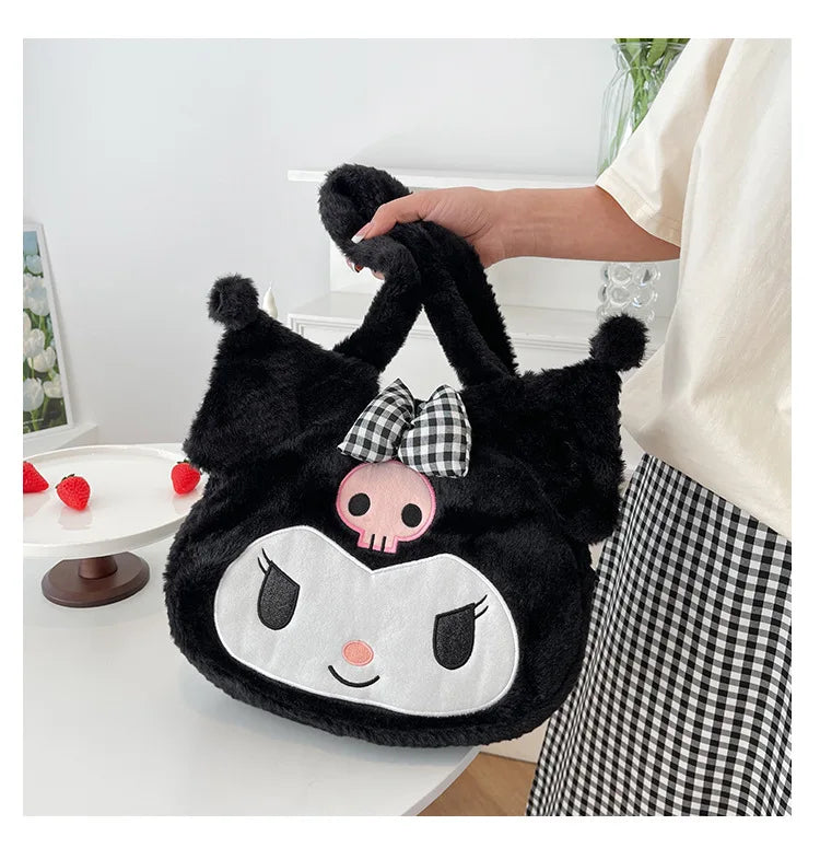 Sanrio Plush Cinnamoroll My Melody Kuromi Tote Shoulder Bag Anime - Tophatter Daily Deals