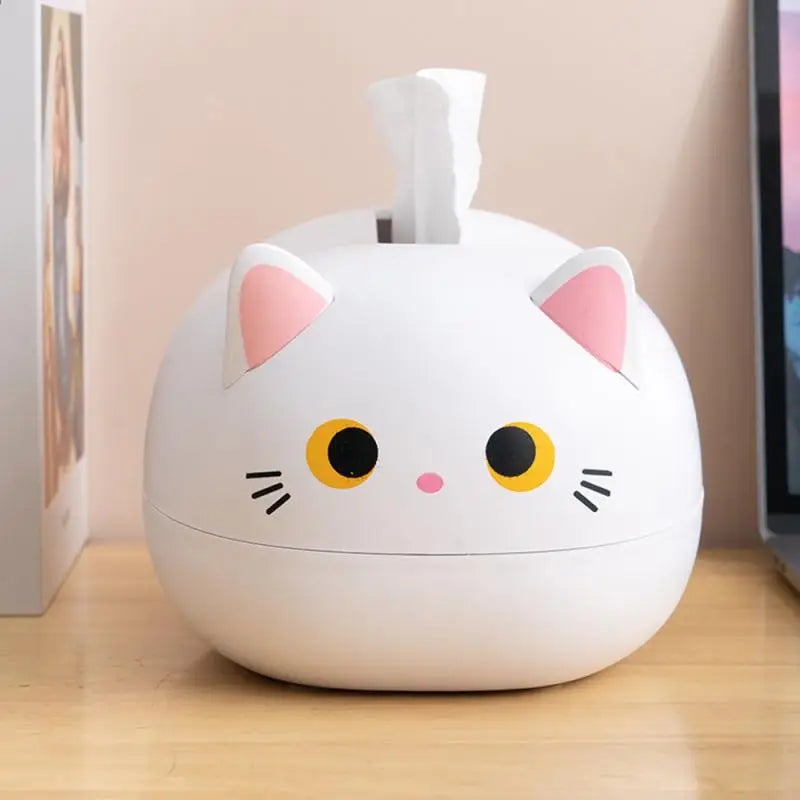 Kawaii Cat Tissue Box Animals - Tophatter Daily Deals