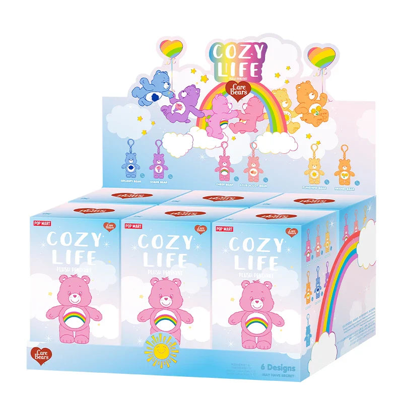 Genuine Pop Mart Care Bears Cozy Life Series Blind Box Pendant Full Set of 6 Boxes Animals - Tophatter Daily Deals