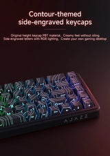 Mechanical Keyboard Sixty Mini Wireless ARGB Magnetic Hall - Tophatter Daily Deals