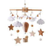 Hot Air Balloon Crib Mobile Newborn Sensory Toys Soothing Hot Air Balloon - Tophatter Daily Deals