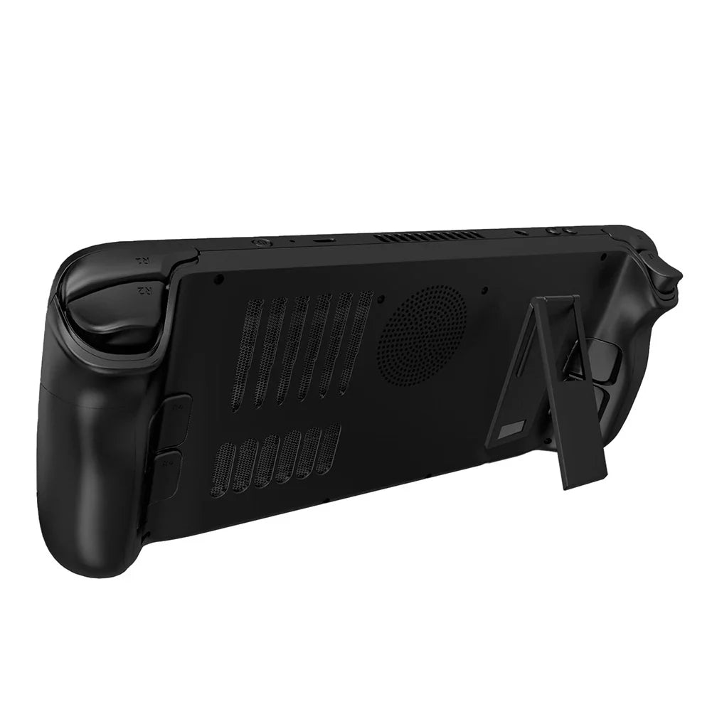 Steam Deck Clear Cooling Back Cover With Stand Bracket Black with Bracket - Tophatter Daily Deals