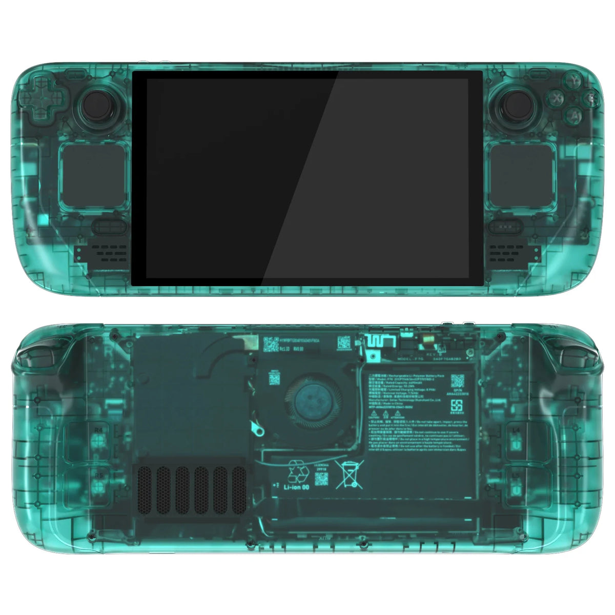 Steam Deck OLED Replacement Housing Kit Clear Shell - Tophatter Daily Deals