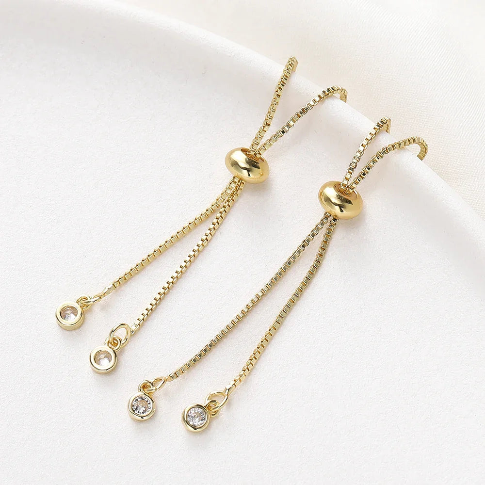 Adjustable Slider Chains For DIY Bracelet Making Accessories - Tophatter Daily Deals