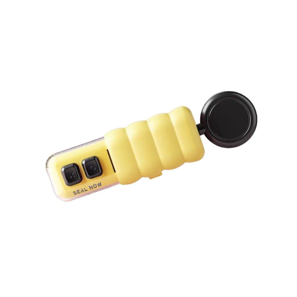 Magnetic Suction Mini Sealing Machine Yellow Mini Bag Sealers - Tophatter Daily Deals
