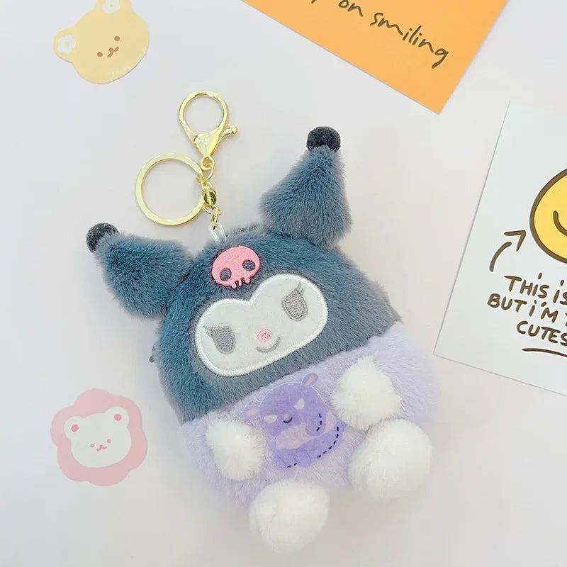 Sanrio Limited Collection Kuromi Cinnamoroll My Melody Plush Toy Kawaii Kuromi Keyring - 10cm 10-15CM Animals - Tophatter Daily Deals