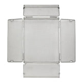 IGT Outdoor Table Unit Basket Storage Net Cage Silver Camp Furniture - Tophatter Daily Deals