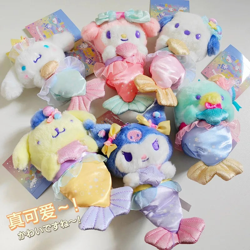 Sanrio Mermaid Cute Kuromi Hello Kitty Pochacco Plush Keyring Anime - Tophatter Daily Deals
