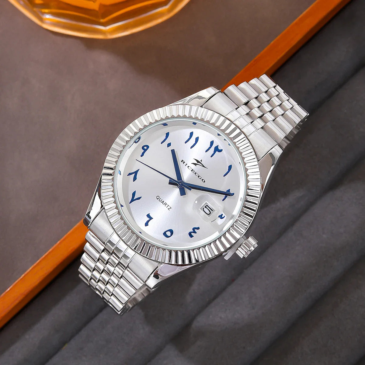 Men's Stainless Steel Date Watch Casual Business Style Silver - Tophatter Daily Deals